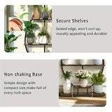 Supporto per piante a forma di vaso, struttura in metallo, per interni, a 5 ripiani, con gancio per appendere, espositore per fioriere multiple, per la decorazione di casa, soggiorno, balcone
