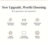 1 supporto per piante in metallo nero lucido Youngsters - Versatile portavasi per interni ed esterni a 4/5/6/7/8 livelli, resistente scaffalatura multistrato per patio, giardino, angolo, balcone, arredamento per soggiorno - Non richiede montaggio