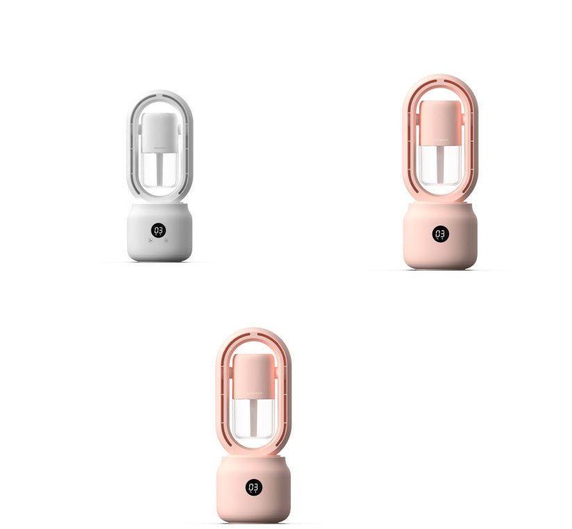 Ventilatore elettrico estivo raffreddato ad acqua, umidificatore portatile wireless, ricaricabile tramite USB, ventilatore senza pale, ventilatore da tavolo