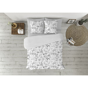 Set copripiumino Pierre Cardin FANY Grigio Singolo 3 Pezzi