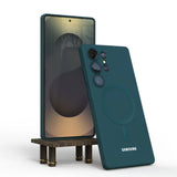 Per Samsung Galaxy S25 S24 S23 S22 S21 Note10 Plus S20 FE Note20 Ultra 5G Custodia magnetica antiurto protettiva posteriore Funda