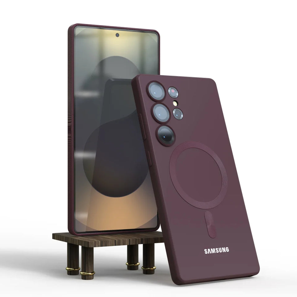 Per Samsung Galaxy S25 S24 S23 S22 S21 Note10 Plus S20 FE Note20 Ultra 5G Custodia magnetica antiurto protettiva posteriore Funda