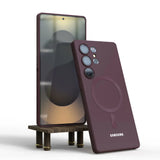 Per Samsung Galaxy S25 S24 S23 S22 S21 Note10 Plus S20 FE Note20 Ultra 5G Custodia magnetica antiurto protettiva posteriore Funda