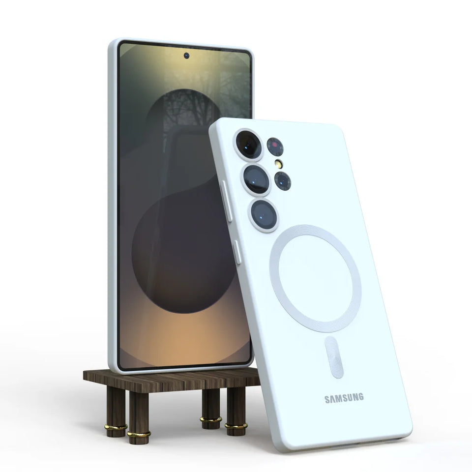 Per Samsung Galaxy S25 S24 S23 S22 S21 Note10 Plus S20 FE Note20 Ultra 5G Custodia magnetica antiurto protettiva posteriore Funda