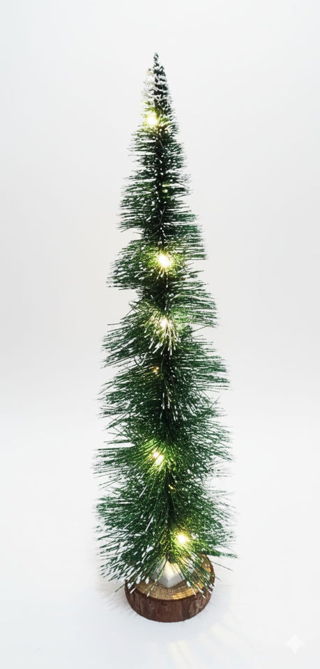 Albero di Natale – Decorazione da tavolo con base in legno