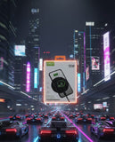 Supporto di ricarica wireless pieghevole veloce 2 in 1 verde da 15 W