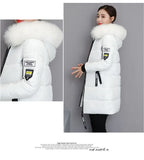 New Parka Women 2022 Winter Jacket Women Coat Hooded Outwear Female Parka Thick Waem Cotton Padded Fur collar Winter Basic Coats