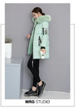 New Parka Women 2022 Winter Jacket Women Coat Hooded Outwear Female Parka Thick Waem Cotton Padded Fur collar Winter Basic Coats