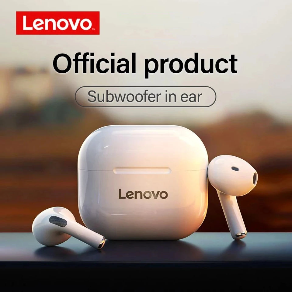 Cuffie wireless originali Lenovo LP40 TWS Bluetooth Auricolari Touch Control Cuffie sportive Auricolari stereo per telefono Android