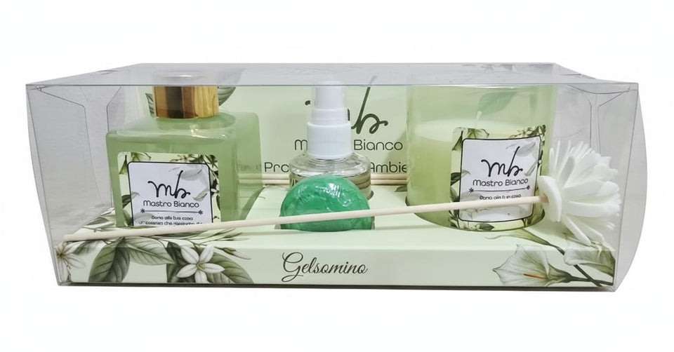 💜Cofanetto regalo profumo per la casa Mastro Bianco