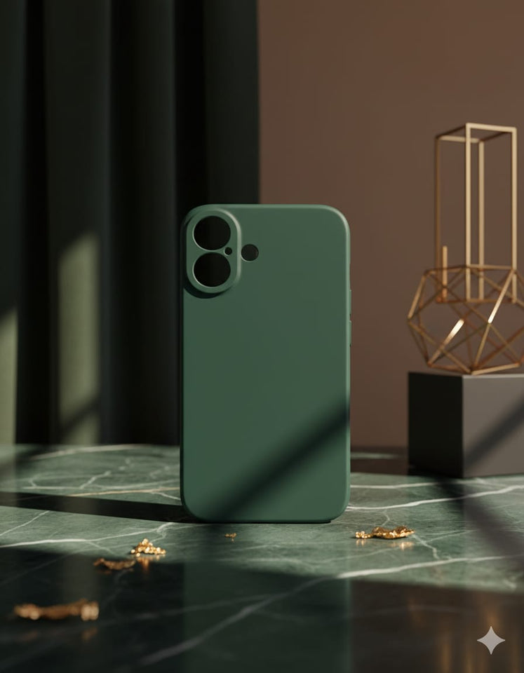 Custodia per iPhone 16 | Cover in gel morbido di silicone | Protezione completa con cornice della fotocamera rialzata e compatibile con MagSafe | Vestibilità sottile e minimalista