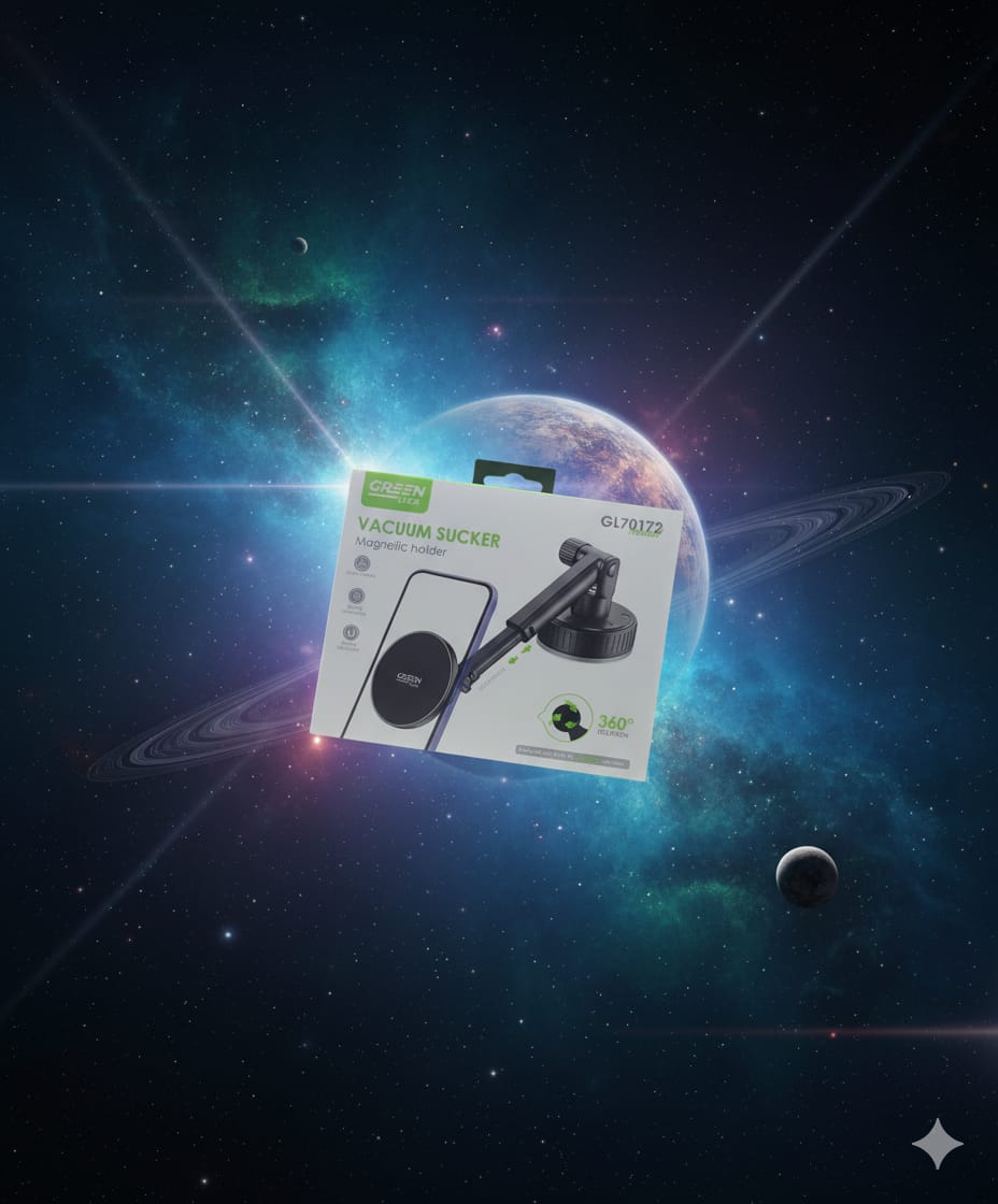 Supporto universale per telefono da auto Green Lion con ventosa a 360°