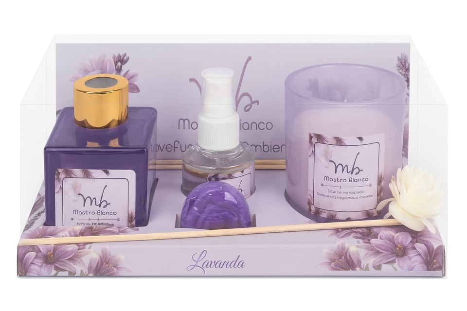 💜Cofanetto regalo profumo per la casa Mastro Bianco