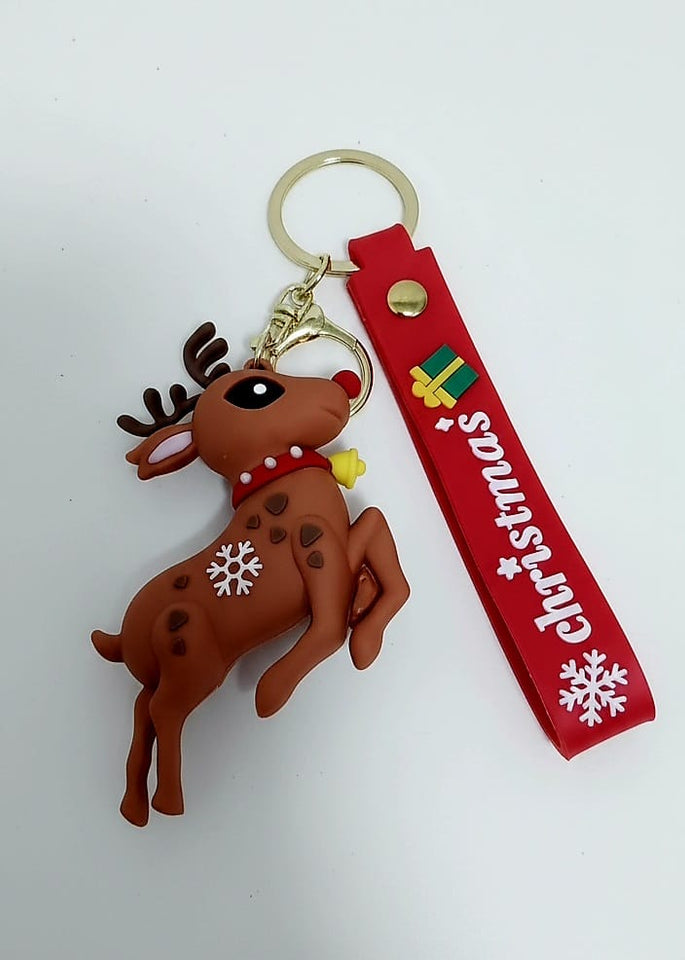 Portachiavi regalo di Natale di alta qualità - Cinturino da polso rosso festivo