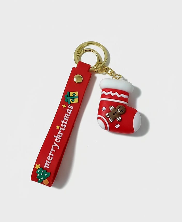 Portachiavi regalo di Natale di alta qualità - Cinturino da polso rosso festivo