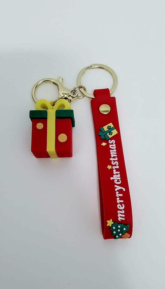 Portachiavi regalo di Natale di alta qualità - Cinturino da polso rosso festivo
