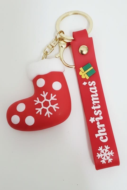 Portachiavi regalo di Natale di alta qualità - Cinturino da polso rosso festivo