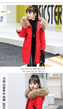Girls Cotton Jacket Thickened Down Cotton Outerwear Children's Winter Coat Teen Clothes Girls 5 7 9 10 11 12 Years Parka Clothes
