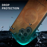 Custodia di lusso per Samsung Galaxy S24 S23 S22 Ultra Custodia in pelle e silicone per Samsung Galaxy S20 Plus S21 FE Custodia per telefono S25