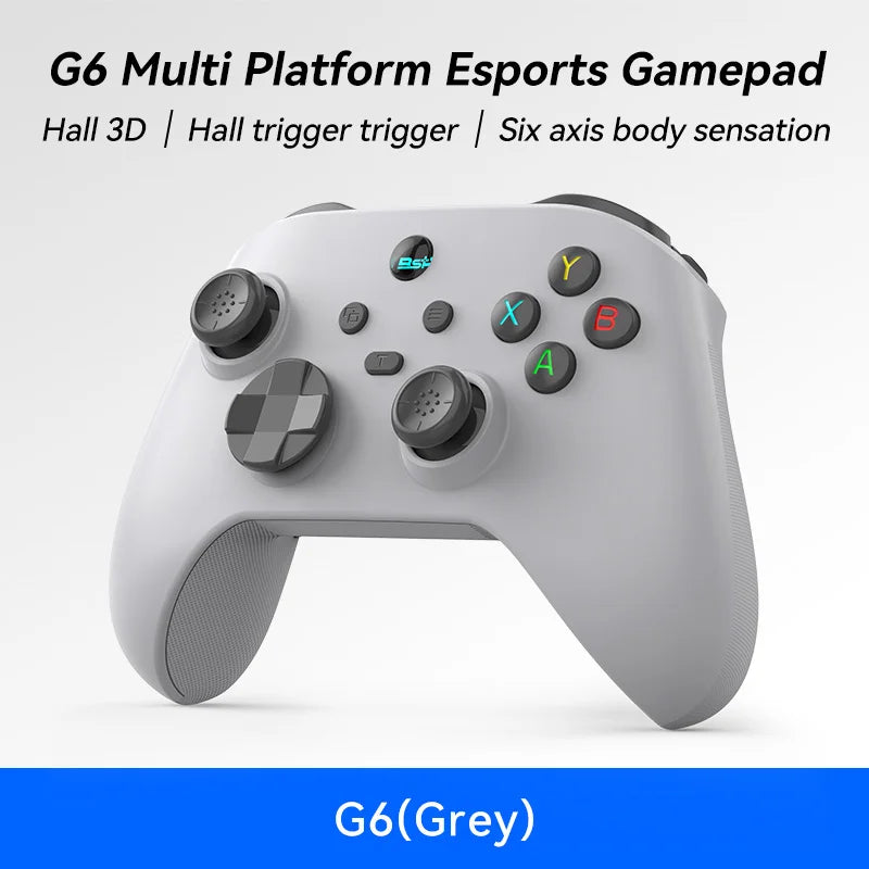 Controller di gioco mobile G6 per Switch/iOS/Android/PC Supporto streaming media/cloud Gioco per telefono cellulare GamePad Joystick effetto Hall