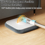 Spin Mop Bucket 3 Microfiber Refills Household Cleaning Automatic Spin Mop Hand-Free Automatic Dehydration Mop for Home Cleaning