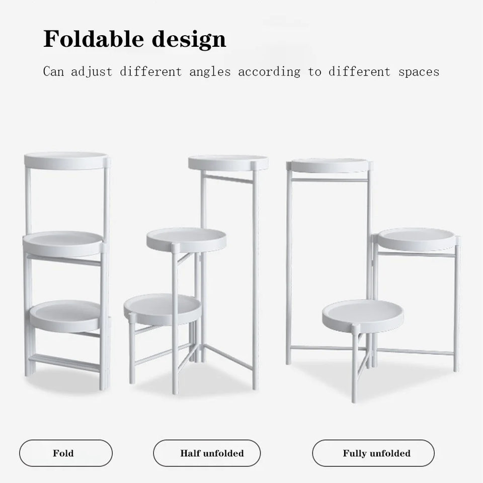 Supporto per piante in metallo, supporto per fiori, scaffale per vasi da fiori, balcone, interno, scaffale multistrato, portaoggetti per piante grasse, portafiori, portavasi