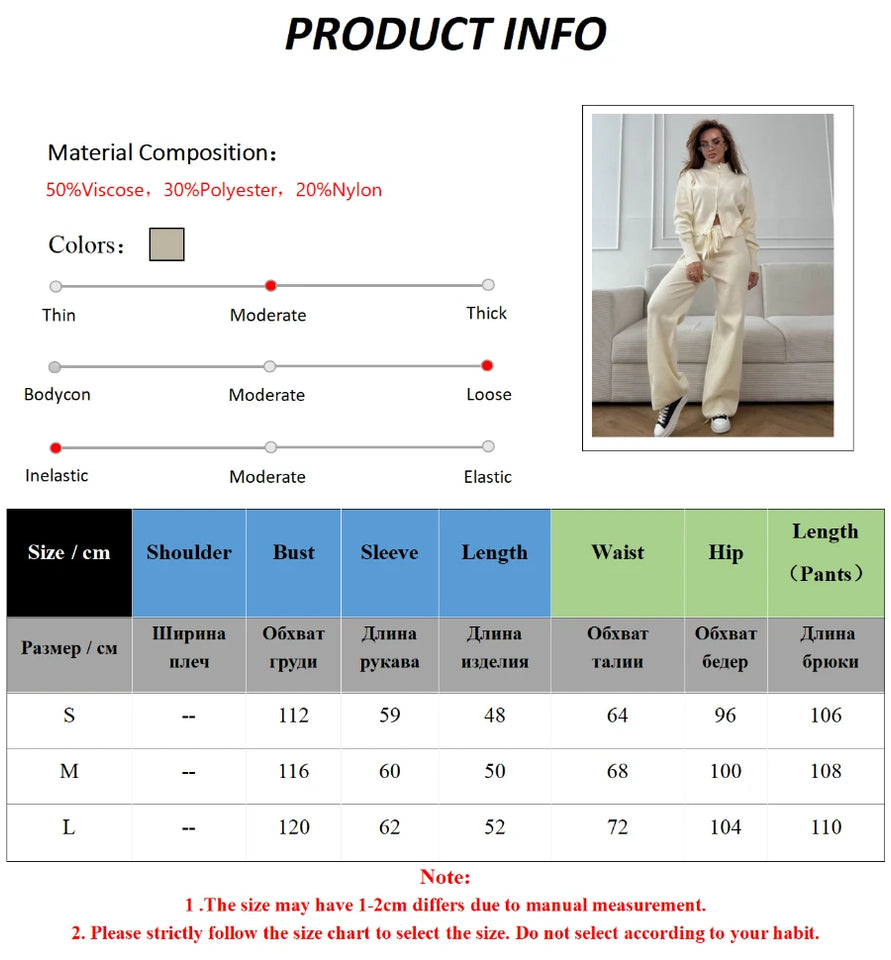 Wolfeel, nuovi pantaloni in maglia con cerniera autunno inverno, pantaloni cardigan slim fit alla moda da donna, outfit da pendolarismo chic