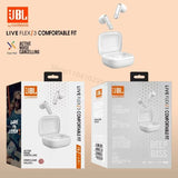 Auricolari wireless JBL Live Flex3 TWS, cuffie stereo HiFi Bluetooth, auricolari in-ear impermeabili per telefoni Pad, allenamento e sport