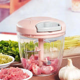 New Crusher Vegetable Onion Cutter Kitchen Cooking Accessories 500/900ML Manual Meat Mincer Garlic Press Chopper Rotate Tools