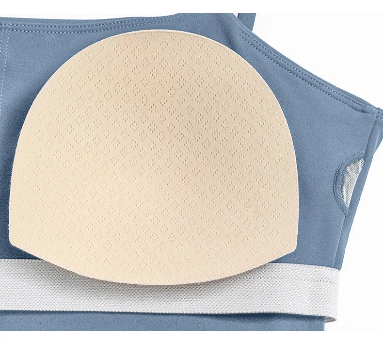 NCLAGEN GYM Tank Top With Built In Bra women's Yoga clothing  running Square Neck fitness vest beautiful back sports Workout