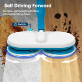 USB Electric Floating Mop Floor Wiper, Wireless Rotating Cleaning, Rotating Polishing Mop for Various Microfiber Pads Sweeping