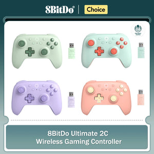 8BitDo Ultimate 2C Wireless Gaming Controller for PC, Windows 10, 11, Steam Deck, Raspberry Pi, Android Gamepad Accessories