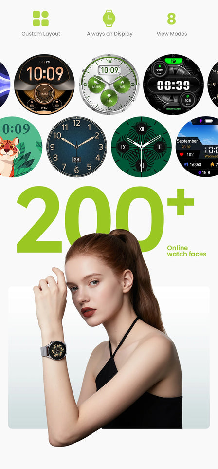 HAYLOU Watch 4S GPS Smartwatch Display AMOLED HD da 1,43", 5 Posizionamento GPS satellitare, 120+ Modalità di allenamento, Sport Fitness Smart Watch