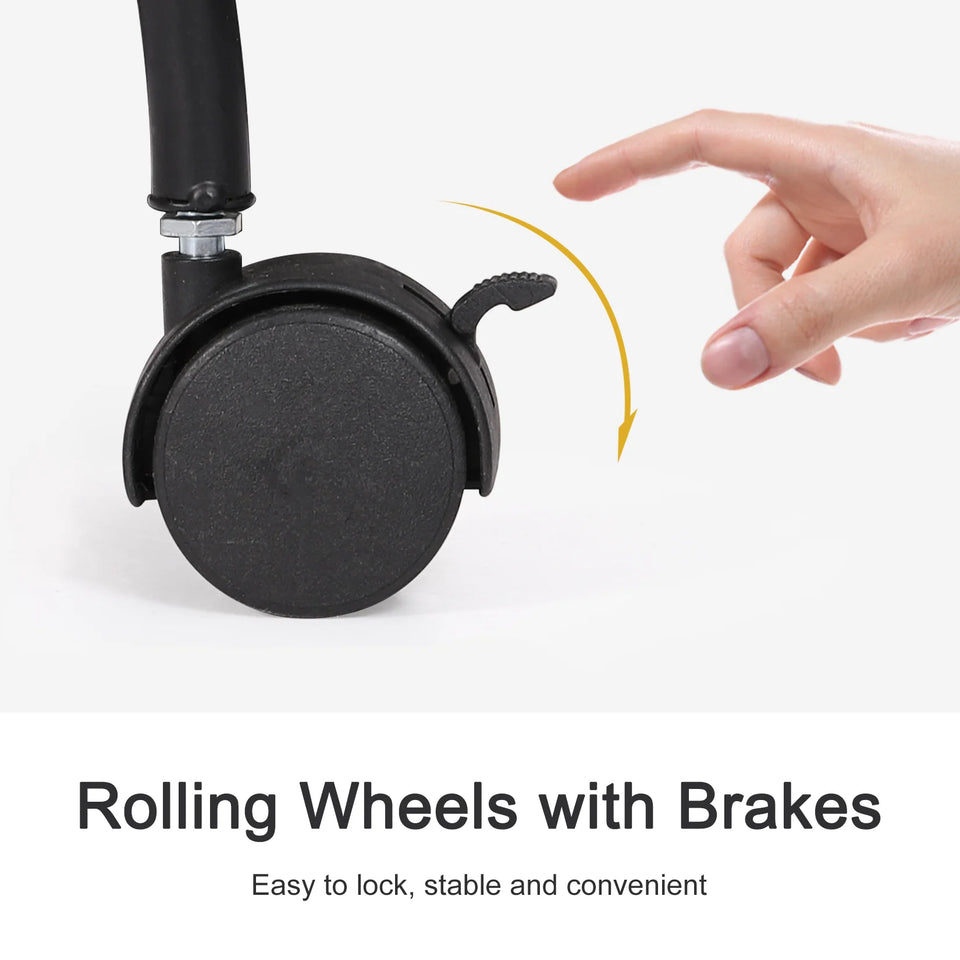 Supporto per piante con 4 ripiani e 6 vasi, scaffale con 4 ruote, mobile libero, scaffale per balcone