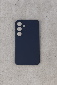 Custodia antiurto nera opaca per Samsung Galaxy S25 Slim Fit, protezione della fotocamera, copertura antigraffio