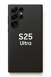 Custodia antiurto nera opaca per Samsung Galaxy S25 Ultra – Vestibilità sottile, protezione della fotocamera, copertura antigraffio