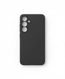 Custodia antiurto nera opaca per Samsung Galaxy S25 Slim Fit, protezione della fotocamera, copertura antigraffio