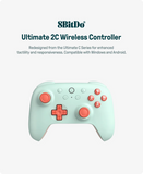 Controller di gioco wireless 8BitDo Ultimate 2C per PC, Windows 10, 11, Steam Deck, Raspberry Pi, accessori per gamepad Android