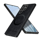 Custodia di lusso per Samsung Galaxy S24 S23 S22 Ultra Custodia in pelle e silicone per Samsung Galaxy S20 Plus S21 FE Custodia per telefono S25