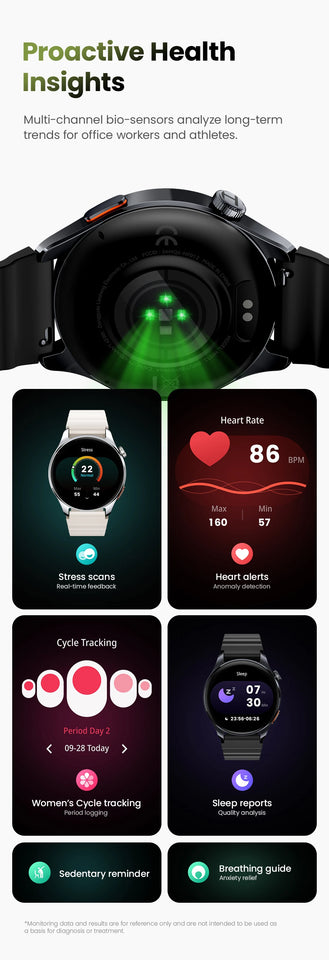 HAYLOU Watch 4S GPS Smartwatch Display AMOLED HD da 1,43", 5 Posizionamento GPS satellitare, 120+ Modalità di allenamento, Sport Fitness Smart Watch