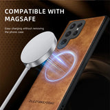 Custodia di lusso per Samsung Galaxy S24 S23 S22 Ultra Custodia in pelle e silicone per Samsung Galaxy S20 Plus S21 FE Custodia per telefono S25