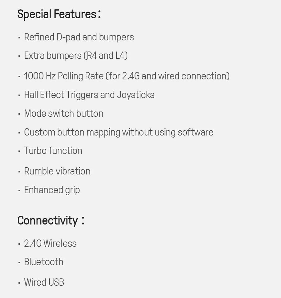 Controller di gioco wireless 8BitDo Ultimate 2C per PC, Windows 10, 11, Steam Deck, Raspberry Pi, accessori per gamepad Android