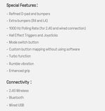 Controller di gioco wireless 8BitDo Ultimate 2C per PC, Windows 10, 11, Steam Deck, Raspberry Pi, accessori per gamepad Android