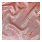 Collana romantica alla moda color oro e argento con ciondolo a forma di cuore con zirconi cubici e ciondolo a forma di cuore portafortuna, regalo per donna