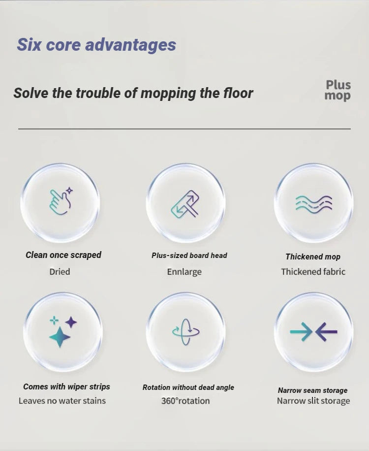 JOYBOS Spin Hand Free Flat Barrel 33cm Mop With Bucket 360 Complete Cleaning System With Dual Chamber Washable Floor House Mops