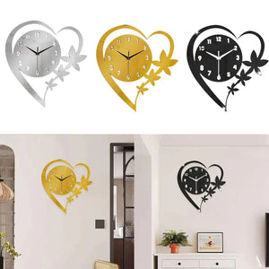 Acrylic Wall Clock Versatile Gift Art Clock for Dining Room Studio Kitchen