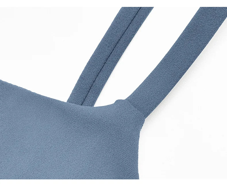 NCLAGEN GYM Tank Top With Built In Bra women's Yoga clothing  running Square Neck fitness vest beautiful back sports Workout