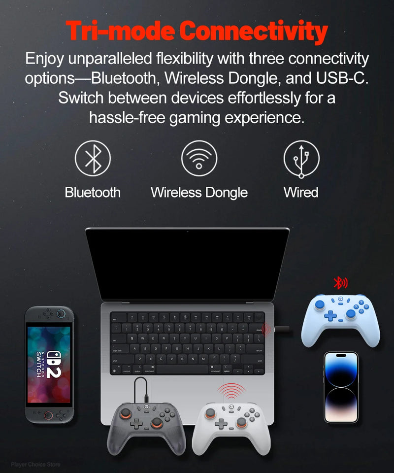 Gamesir Nova Lite Gamepads PC for Nintendo Switch 2 Controller Switch Steam Android iOS iPhone Controle Hall Effect Joystick