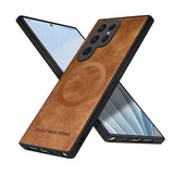 Custodia di lusso per Samsung Galaxy S24 S23 S22 Ultra Custodia in pelle e silicone per Samsung Galaxy S20 Plus S21 FE Custodia per telefono S25