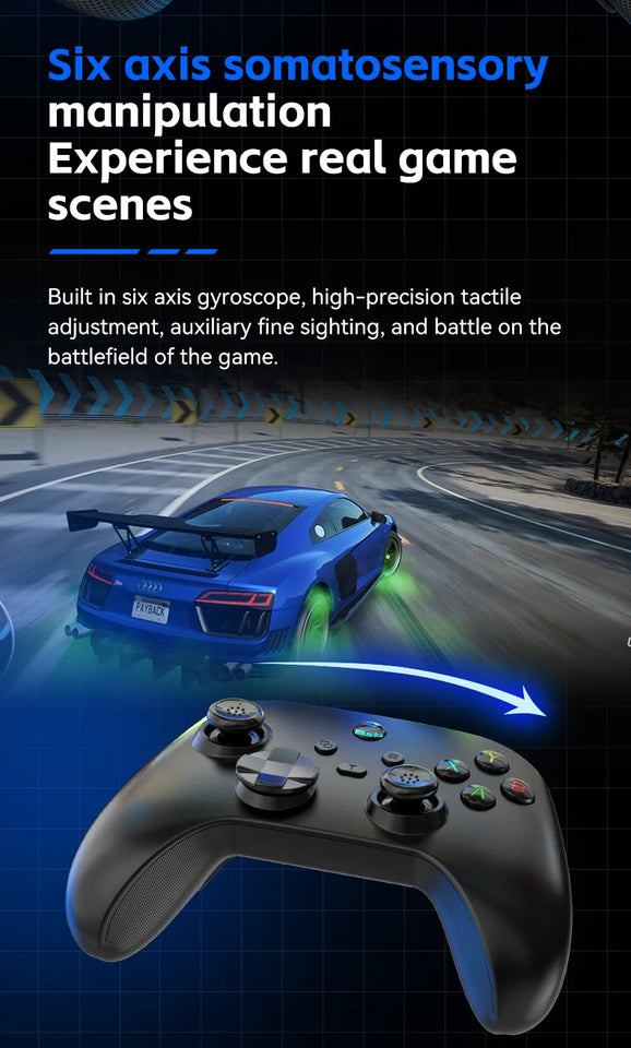 Controller di gioco mobile G6 per Switch/iOS/Android/PC Supporto streaming media/cloud Gioco per telefono cellulare GamePad Joystick effetto Hall